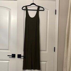 Forever 21 Khaki Green Maxi Dress